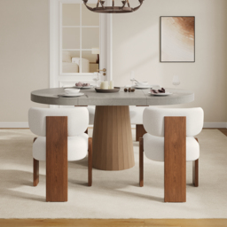 Mid-Century Modern Wood Dining Chairs - thumbnail 4