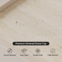50 cm Smart 2-Drawer Bedside Table with Sintered Stone Top & Charging Station - thumbnail 9