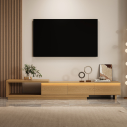 Quoint Extendable TV Stand with 3 Drawers 180 - 255 cm - thumbnail 2