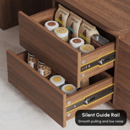 Extendable Lift Top Coffee Table Walnut Living Room Furniture with Storage - thumbnail 7