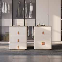 1200 mm W Champagne Walk-in Wardrobe Island 12 Drawers Dresser & Chest with Jewellery Storage - thumbnail 8