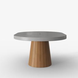"Extendable Dining Table Set 39""-55"" Japandi Gray Dining Table & 6 Walnut Wood Dining Chairs" - thumbnail 8