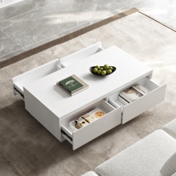 Fero Mid-Century Extendable TV Stand & Block Coffee Table Set - thumbnail 6