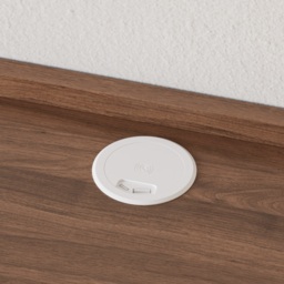 Wooden Floating Bedside Table Modern Bedside Table with Charging Station - thumbnail 9