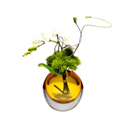 White Artificial Flower Arrangement in Vase Dining Table Centerpiece Fake Flower Decor - thumbnail 8