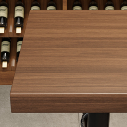 "51"" Industrial Rectangular Bar Table Natural Industrial Pub Table" - thumbnail 6