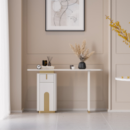 1220mm Modern Sintered Stone Console Table with Storage Entryway Table - thumbnail 5
