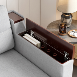 King Size Daybed with Trundle Linen Pull Out Sofa Bed - thumbnail 7