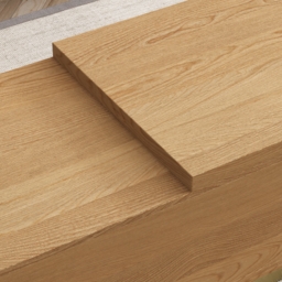 Mordel Extendable Up to 180 cm Rectangle Natural Coffee Table with 2 Drawers - thumbnail 5