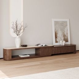 Velar 180 - 290 cm Extendable Sintered Stone Top TV Stand with 3 Drawers - thumbnail 1