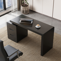 Mular Black 3-Drawer Writing Desk with 3 Drawers Office Furniture (1200mm） - thumbnail 4