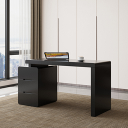 Mular Black 3-Drawer Writing Desk with 3 Drawers Office Furniture (1200mm） - thumbnail 3