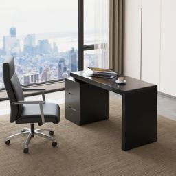 Mular Black 3-Drawer Writing Desk with 3 Drawers Office Furniture (1200mm） - thumbnail 6