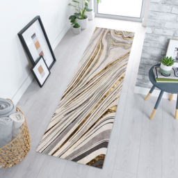 600mm X 2400mm Luxury abstract Runner Washable Rug with Marble Pattern Carpet for Hallway & Kitchen - thumbnail 7