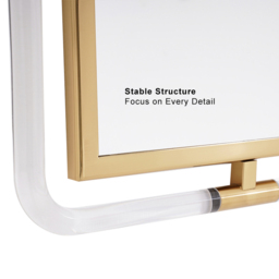 1200mm Modern Gold Full Length Large Long Wall Mirror Decor Acrylic & Metal Frame - thumbnail 6