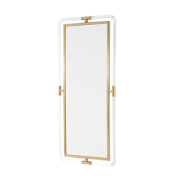 1200mm Modern Gold Full Length Large Long Wall Mirror Decor Acrylic & Metal Frame - thumbnail 7