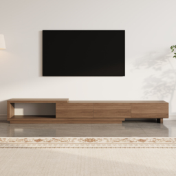Living Room Cabinet Set 2550 mm Extendable TV Stand & 1750 mm Retracted Coffee Table Set - thumbnail 3