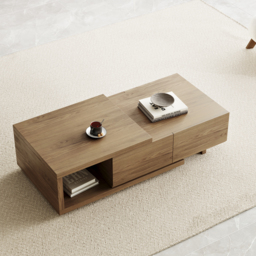 Living Room Cabinet Set 2550 mm Extendable TV Stand & 1750 mm Retracted Coffee Table Set - thumbnail 9