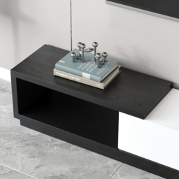 Quoint Modern TV Stand Retracted & Extendable 3-Drawer Media Console for TV Up to 2550 mm - thumbnail 8