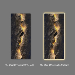 Extra-Large Modern LED Wall Art with Backlit Light Home Decor — USB Powered - thumbnail 7