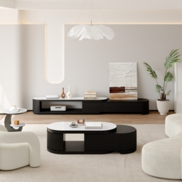 Velar 1803 mm Extendable TV Stand & Coffee Table Set - thumbnail 3