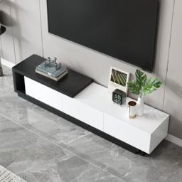 Living Room Cabinet Set 2550 mm Extendable TV Stand & 1750 mm Retracted Coffee Table Set - thumbnail 6
