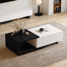Living Room Cabinet Set 2550 mm Extendable TV Stand & 1750 mm Retracted Coffee Table Set - thumbnail 7