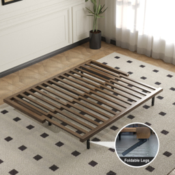 Single 200 cm Cotton & Linen Futon Daybed Convertible Sofa Bed - thumbnail 8