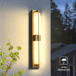 800mm Gold LED Outdoor Wall Lighting Modern Waterproof IP65 Outside Wall Sconce - thumbnail 5