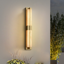 800mm Gold LED Outdoor Wall Lighting Modern Waterproof IP65 Outside Wall Sconce - thumbnail 3
