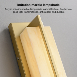 800mm Gold LED Outdoor Wall Lighting Modern Waterproof IP65 Outside Wall Sconce - thumbnail 7