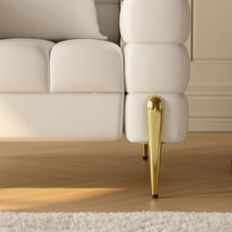 Performance Leather Accent Chair Modern Modular Arm Chair - thumbnail 9