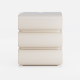 Humply Leather 3-Drawer Smart LED Bedside Table - thumbnail 9