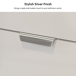 1200mm Bathroom Vanity Freestanding Cultured Marble Top with Double Sink Drawers & Doors White - thumbnail 9