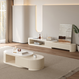 Velar 1803 mm Extendable TV Stand & Coffee Table Set - thumbnail 2