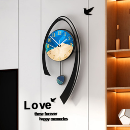 630mm Multi-Color Modern Acrylic Wall Clock Decor Home Hanging Art Living Room Bedroom - thumbnail 5