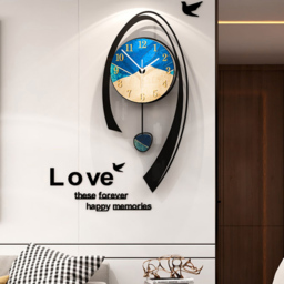 630mm Multi-Color Modern Acrylic Wall Clock Decor Home Hanging Art Living Room Bedroom - thumbnail 2