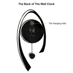 630mm Multi-Color Modern Acrylic Wall Clock Decor Home Hanging Art Living Room Bedroom - thumbnail 8