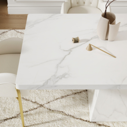 200 cm Modern Rectangular Sintered Stone Dining Table, Indoor/Outdoor, Seats 6-8 - thumbnail 7