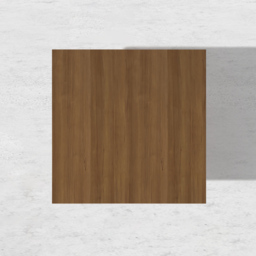 Modern Wood Coffee Table with Storage Square Drum Coffee Table with 1-Drawer - thumbnail 8