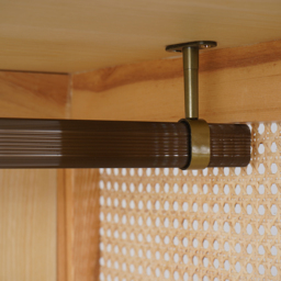 Natural Woven Rattan Bedroom Clothing Armoire with Hidden 2 Doors and Drawers Wardrobe - thumbnail 8