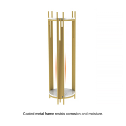 90 cm Tall Metal 2-Tiered Plant Stand Modern Corner Plant Stand Indoor - thumbnail 6