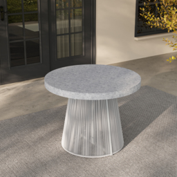5 PCS Extendable Patio Outdoor Dining Set with 4 Chairs Exterior Furniture for 4 Person in White Cushion & Pillow Included - thumbnail 9