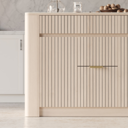 1290mm Kitchen Island Sintered Stone Top with Storage Natural Modern - thumbnail 5