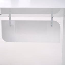 Chicent White L-shaped Modern Computer Desk with Cabinet & Ample Storage Left Hand Office Furniture  (1800mm) - thumbnail 8