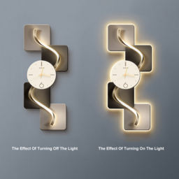 1000mm Large Silent Wall Clock Light Modern Abstract Geometric Decor Art Living Room - thumbnail 6