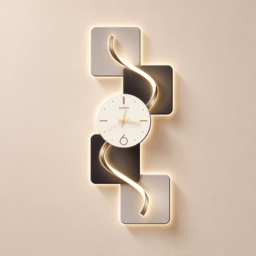 1000mm Large Silent Wall Clock Light Modern Abstract Geometric Decor Art Living Room - thumbnail 8