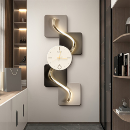 1000mm Large Silent Wall Clock Light Modern Abstract Geometric Decor Art Living Room - thumbnail 3
