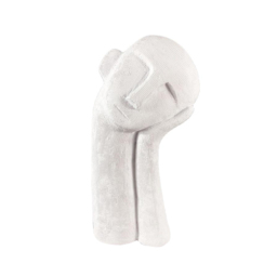 Modern Abstract White Resin Person Ornament Sculpture Home People Figurine Decor Art - thumbnail 9