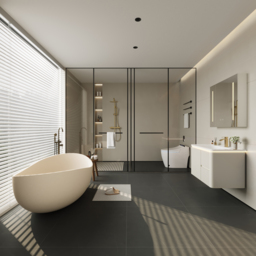 Bathroom Vanity Set 80 cm Modern Warm White LED Floating Bathroom Vanity with Sink - thumbnail 3